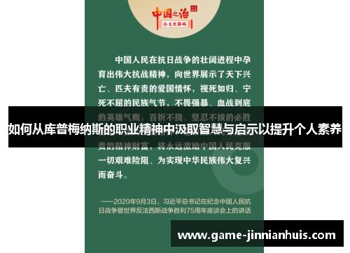 如何从库普梅纳斯的职业精神中汲取智慧与启示以提升个人素养